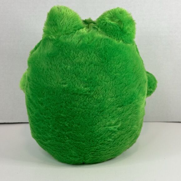 PROGRESSIVE PLUSH Frankie Green Frog 2022 stuffed animal 10" plush Smile CLEAN - Picture 3 of 11